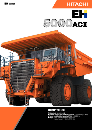 Dumper Rigidi Hitachi EH 5000 ACII
