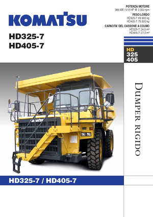 Dumper Rigidi Komatsu HD325-7