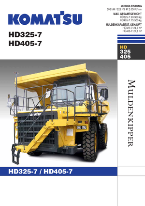 Dumper Rigidi Komatsu HD405-7