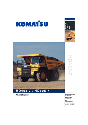Dumper Rigidi Komatsu HD465-7