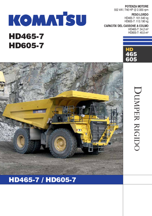 Dumper Rigidi Komatsu HD465-7