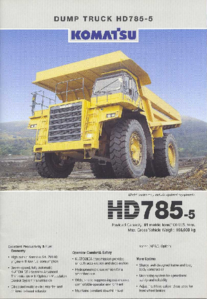 Dumper Rigidi Komatsu HD785-5