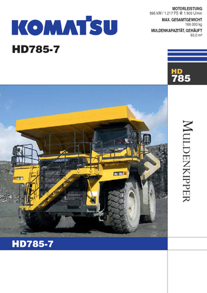 Dumper Rigidi Komatsu HD785-7