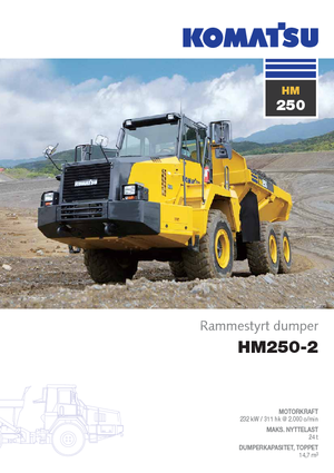 Dumperini articolati Komatsu HM250-2