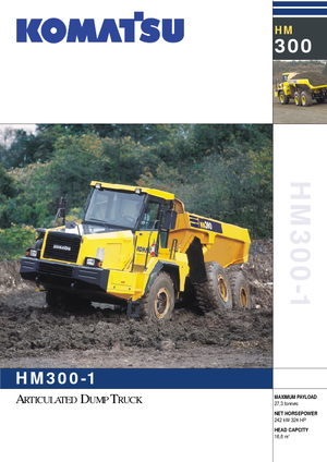 Dumperini articolati Komatsu HM300-1