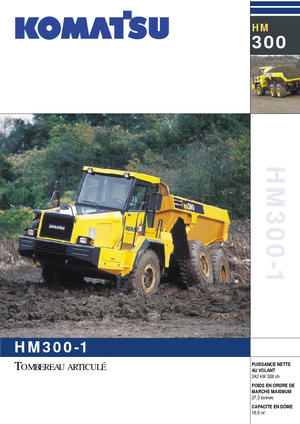 Dumperini articolati Komatsu HM300-1