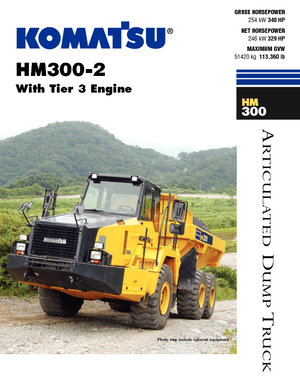Dumperini articolati Komatsu HM300-2