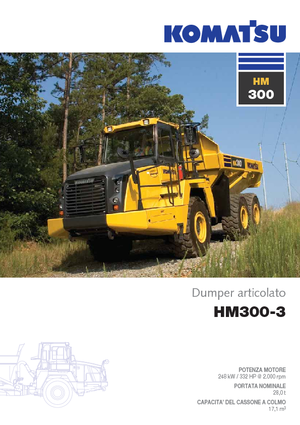 Dumperini articolati Komatsu HM300-3