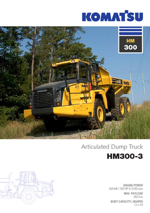 Dumperini articolati Komatsu HM300-3