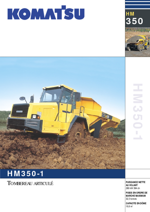 Dumperini articolati Komatsu HM350-1