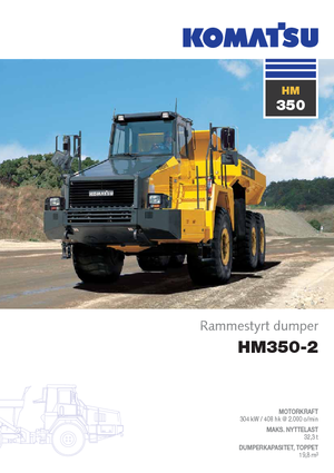 Dumperini articolati Komatsu HM350-2