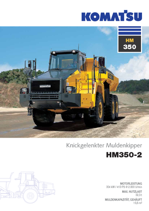 Dumperini articolati Komatsu HM350-2