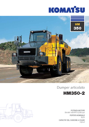 Dumperini articolati Komatsu HM350-2