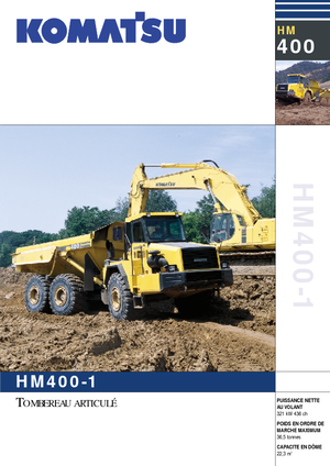 Dumperini articolati Komatsu HM400-1