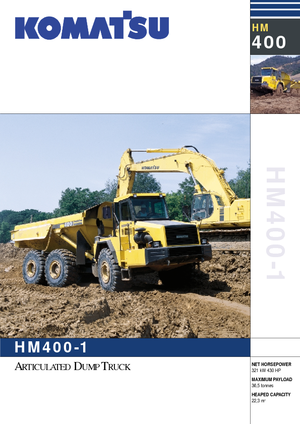 Dumperini articolati Komatsu HM400-1