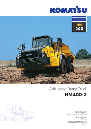 Dumperini articolati Komatsu HM400-2