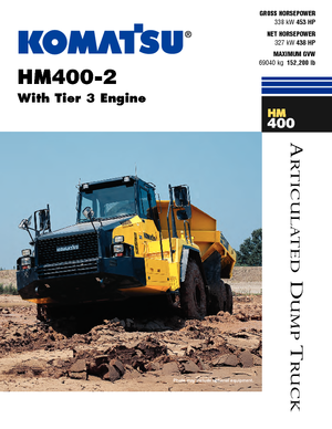 Dumperini articolati Komatsu HM400-2