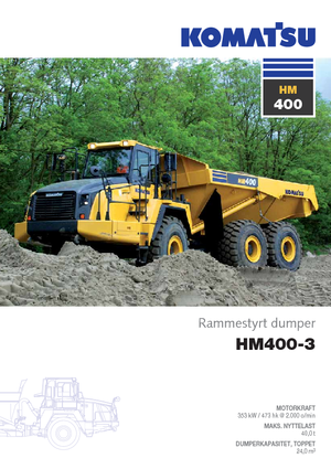 Dumperini articolati Komatsu HM400-3