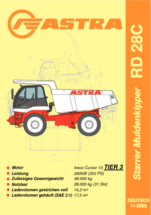 Dumper Rigidi Astra RD 28 C