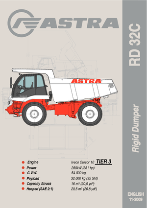 Dumper Rigidi Astra RD 32 C