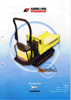 Dumper cingolati Yanmar C 12 RB