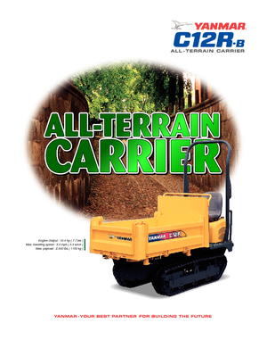 Dumper cingolati Yanmar C 12 RB