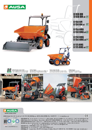 Dumpers a Ruote Ausa D 150 RMG PLUS