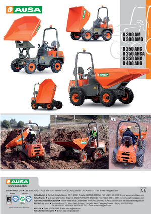 Dumpers a Ruote Ausa D 300 AM