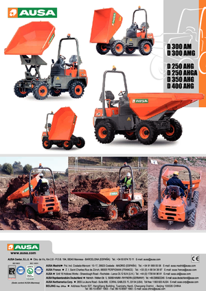 Dumpers a Ruote Ausa D 350 AHG