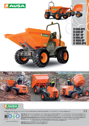 Dumpers a Ruote Ausa D 700 AP