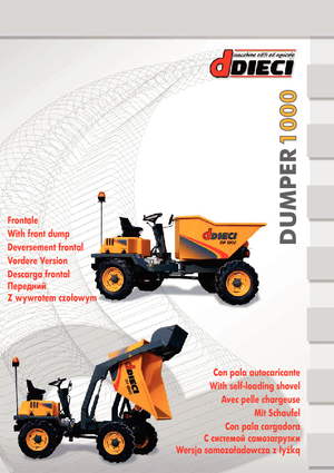 Dumpers a Ruote Dieci DP 1000 Frontale