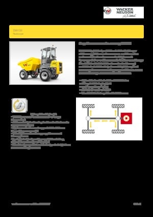Dumpers a Ruote Wacker Neuson DW100