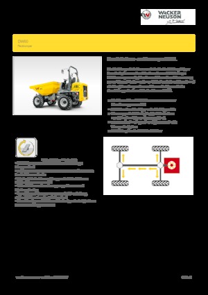 Dumpers a Ruote Wacker Neuson DW60