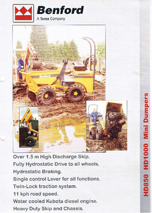 Dumpers a Ruote Benford HD 1000