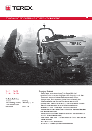 Dumpers a Ruote Terex TA 2 SE