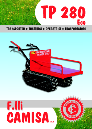 Dumper cingolati Camisa TP 280 ECO