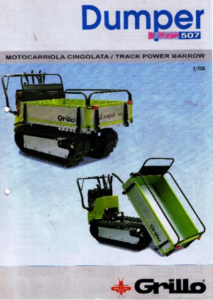 Dumper cingolati Grillo 507