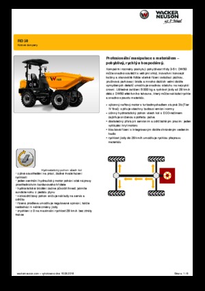Dumpers a Ruote Wacker Neuson DW50