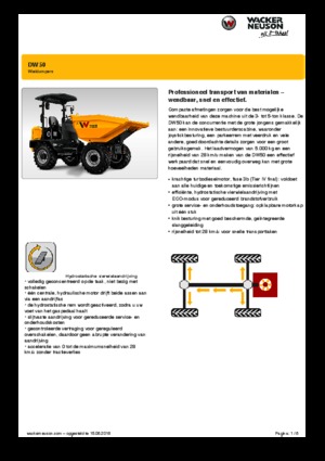 Dumpers a Ruote Wacker Neuson DW50
