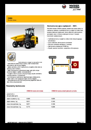 Dumpers a Ruote Wacker Neuson DW90