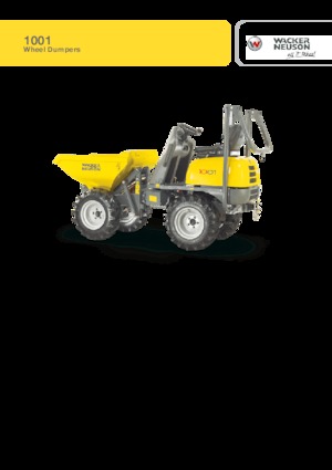 Dumpers a Ruote Wacker Neuson 1001 