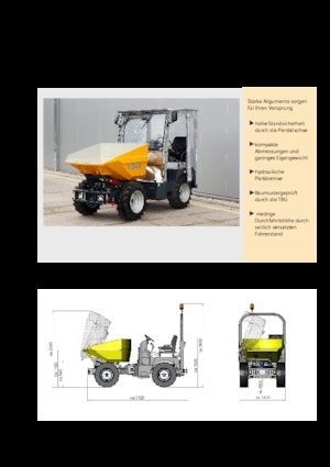 Dumpers a Ruote Bergmann 1200RK