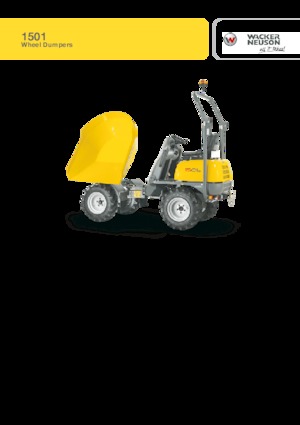 Dumpers a Ruote Wacker Neuson 1501 