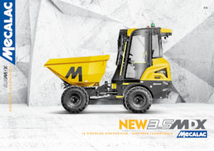 Dumpers a Ruote Mecalac 3.5MDX