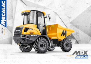 Dumpers a Ruote Mecalac 6MDX