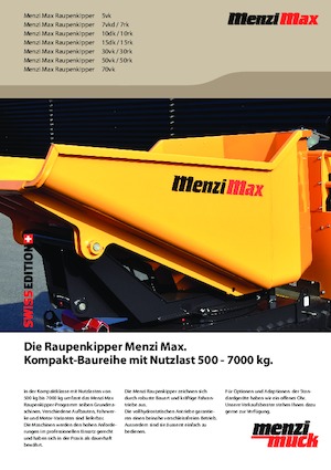 Dumper cingolati Menzi 7vk