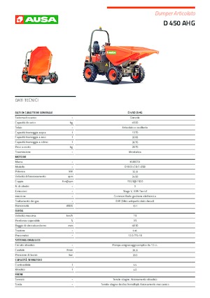 Dumpers a Ruote Ausa D 450 AHG