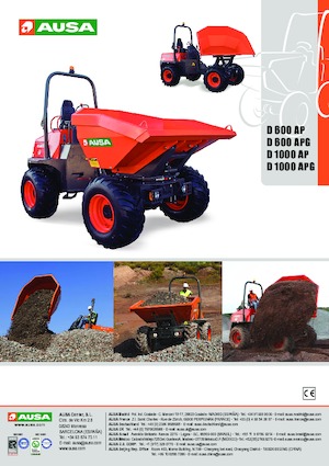Dumpers a Ruote Ausa D 600 AP