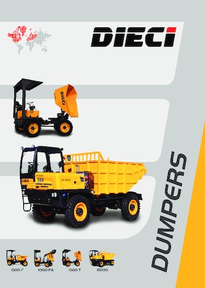 Dumpers a Ruote Dieci DP 1000 F