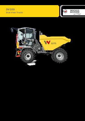 Dumpers a Ruote Wacker Neuson DV100 dual view